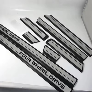 Garniture latérale <span class=keywords><strong>de</strong></span> porte <span class=keywords><strong>de</strong></span> voiture en ABS <span class=keywords><strong>de</strong></span> style luxueux, la plus vendue, pour Land Cruiser 80LC80 FJ80, installation facile - Product Image 1