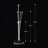 Accessoires pour porte-ballons, décorations de fête d'anniversaire et de mariage, fournitures de fond de scène, ballons flottants de table de 70 cm
