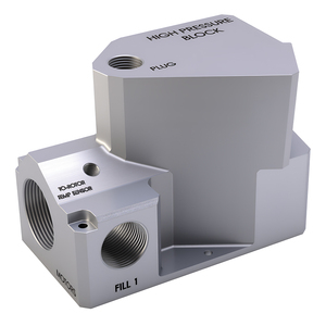 Blocs de vannes haute performance de collecteur de contrôle de débit <span class=keywords><strong>hydraulique</strong></span> en aluminium usiné CNC personnalisé pour les systèmes d'excavatrice - Product Image 2