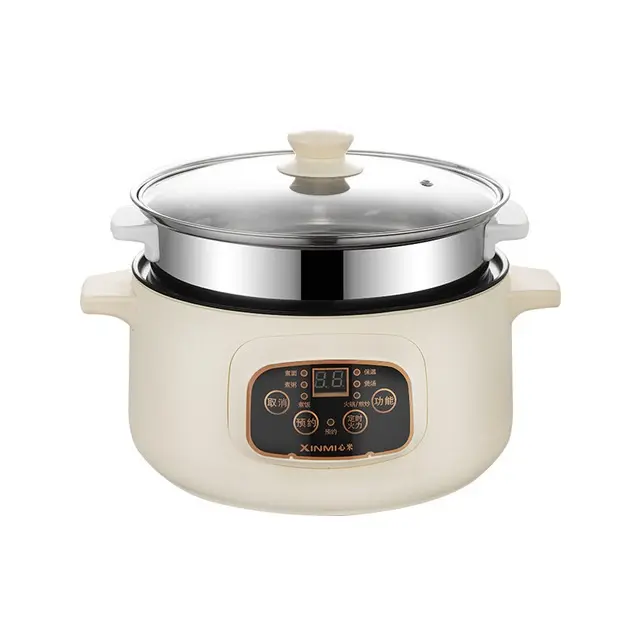 high quality electric skillet non stick electric mini hot pot cooker electric cooking pot