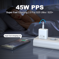 KC CE RoHs Gan Chargeur 45w 1c1a USBC Chargeurs de Téléphone Portable Adaptateurs Usb Wall 45w PD Super Fast Charger Type c pour Samsung iphone