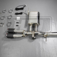 Sistema de Escape Catback con Válvula Electrónica y Control Remoto de Acero Inoxidable Pulido para MINI F55 F56 2.0T Cooper
