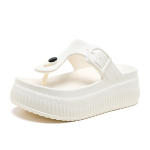 Sandalias de Playa para Mujer Guru, Tipo Chanclas, de EVA, Blancas, Antideslizantes, con Suela Gruesa, para Verano - Product Image 5