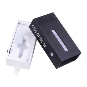 Logo Recyclable Coated Paper Folders Gift Boxes Child Proof Paper Packaging Box Package Empty Gift Boxes With Hole - Product Image 5