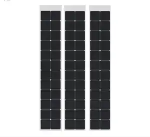 Esnek GÜNEŞ PANELI 115w 120w 125w 130w 190w Mono ince Film ışık Pv modülü