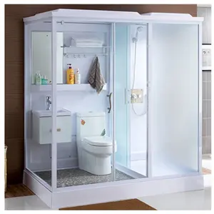 Modern low cost prefab units all in one modular bathroom pod shower room