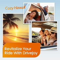 Diffuseur de voiture Drive Joy Cozy Hawaii 4ml Sortie de parfum Climatiseur Moderne Universel Clip d'aération en plastique Rafraîchisseur d'air pour voiture