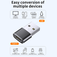 Adaptateur USB C Type C pour iPhone Chargeur Tipo-C Câble de Charge Adaptateur OTG pour Téléphone Mobile Convertisseur Chargeur Type C