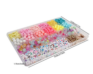 Kit de perles en vrac pour la confection de bijoux pour enfants - Product Image 2