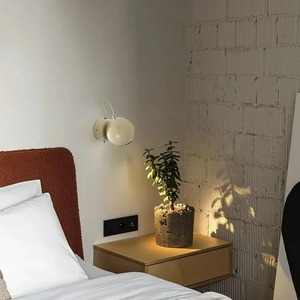 Lámpara de Pared de Estilo Moderno en Rojo, Verde y Beige, para Dormitorio, Sala de Estar, Diseño Magnético, Móvil, con Interruptor, Dropshipping, Lámpara Ambiental - Product Image 4