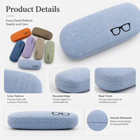 Étui rigide personnalisé pour lunettes, étui de rangement pour lunettes de vue, boîte de rangement pour lunettes de soleil, étuis de luxe pour lunettes de soleil, étuis à lunettes