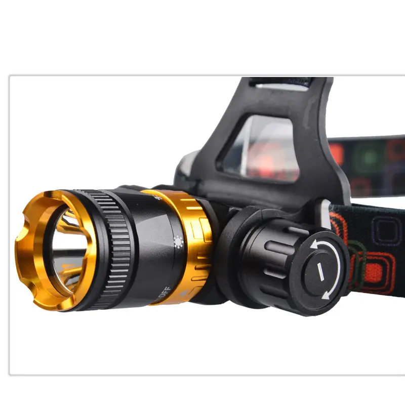 Long Distance 1000lm 5 modes ultra bright waterproof tactical underwater diving headlamp