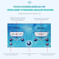 Inhalateur d'hydrogène portable intelligent |   99,99% de pureté élevée 6000ML/MIN |   Machine à hydrogène-oxygène pour les modes de vie actifs