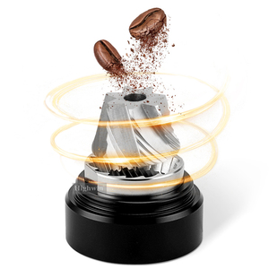 Nuevo Molinillo de Café Manual con Ajuste Externo, Cuerpo de Aluminio, 7 Núcleos Cónicos, con Mango de Madera, D9067-2, Muelas de Acero - Product Image 5