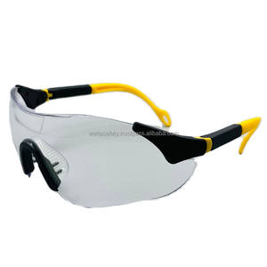 Lunettes de sécurité légères anti-buée sans monture en PC certifiées WELTA CE EN16321, verres anti-rayures, modèle WS46 pour usage personnel - Product Image 5