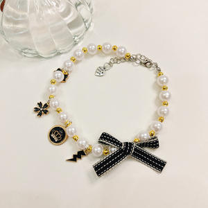 Collar de Perlas con Lazo para Mascotas, Colgante de Princesa, Adornos Dulces para Cachorro, Accesorios para Mascotas - Product Image 6