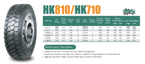 Neumático Sólido Sin Cámara OTR HK710 11.00R20 de Alta Calidad para Minicargadoras y Ruedas - Product Image 2