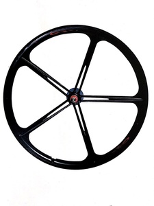 <span class=keywords><strong>Roue</strong></span> de vélo en alliage de magnésium léger à 5 branches avec frein à <span class=keywords><strong>disque</strong></span> fileté - Product Image 5