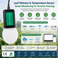 Sensor Kelembapan Daun Digital Output RS485 Modbus, Pengukur Kelembapan Permukaan Daun, Sensor Keringat Daun, Harga untuk Pertanian