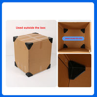 Capuchon de perle d'angle en plastique pour la protection d'angle de transport de meubles de boîte
