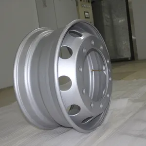 China Factory Wholesale 22.5 Inch Truck Steel Wheel Rim 22.5x9.00 9.00x22.5 Demountable For Heavy Duty Truck Tire 11r 22.5