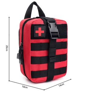 FA01 Stock promotion Outdoor Hiking Travel Utility Tactical <b>Molle</b> EMT IFAK First Aid Pouch Empty First Aid <b>Bag</b> - Product Image 1