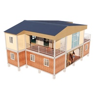 Maisons préfabriquées en conteneurs personnalisées en usine, 3 à 4 chambres, conteneurs de 40 pieds, maisons préfabriquées de luxe à deux étages, maison en kit, villa