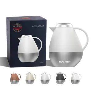 Nouvelle conception Simple Style cafetière 1000ML vide Dallah flacon Thermos théière pour Hote Restaurant