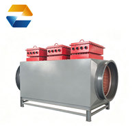Chauffe-air électrique en acier inoxydable à haute efficacité thermique de 150 kW pour l'isolation des fermes