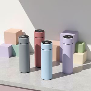 Stainless Steel Water Bottle <b>with</b> LED Temperature Display Double Walled Vacuum Insulated Smart BPA Free - Product Image 2
