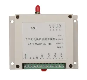 وحدة لاسلكية للتحكم في الأطراف PLC SCADA Gateway وحدة تناظرية لاسلكية AI/AO 4AO وحدة موكب مودبوس IO وحدة دوائر متكاملة RS485