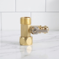 Accessoires de robinetterie de marque OEM de haute qualité, vanne à boisseau sphérique à trois voies en acier inoxydable 304, raccord de 1/4 pouce