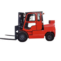 Carrello Elevatore Diesel per Magazzino di Alta Qualità Marca Jichuan Motore 4WD Pneumatici Solidi per Terreni Accidentati Multi Specifiche Monostadio