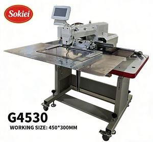Nouvelle machine à coudre industrielle informatisée à lit plat, alimentation automatique, haute vitesse, grande capacité, 800 paires/8 heures - Product Image 1