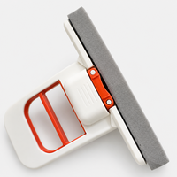 Mini serpillière de bureau pliable à essorage automatique, serpillière éponge mains libres, outil de nettoyage portable pour évier de cuisine, salle de bain, vitres