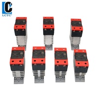 Relais à semi-conducteurs avec dissipateur thermique DA AA DD Montage sur rail DIN SSR mince monophasé 10A 25A 40A 60A 80A 100A 120A Ssr