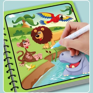 Libro de Pintura Mágica con Agua de Colores, Libro de Dibujo para Colorear con Agua Transparente, Libro de Graffiti Reutilizable, Juguete - Product Image 1