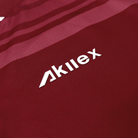 Akilex 23 24 T-Shirt Uniform Maillot de football à séchage rapide Maillots de football Réversible Noir Ensemble de vêtements