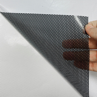 Vinilo Perforado Impermeable Removible de Visión Unidireccional Personalizado para Gráficos de Autobuses y Exhibición en Escaparates