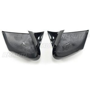 Pour Chevrolet Corvette C8 2020-2023, une paire de coques de rétroviseurs latéraux, accessoires de voiture, aspect carbone noir brillant - Product Image 6