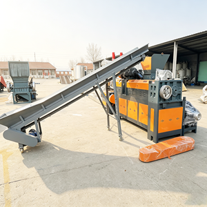 PA Nylon Fishing Net Waste Plastic Granulator Marine Nylon Scrap Recycling Line - Product Image 4