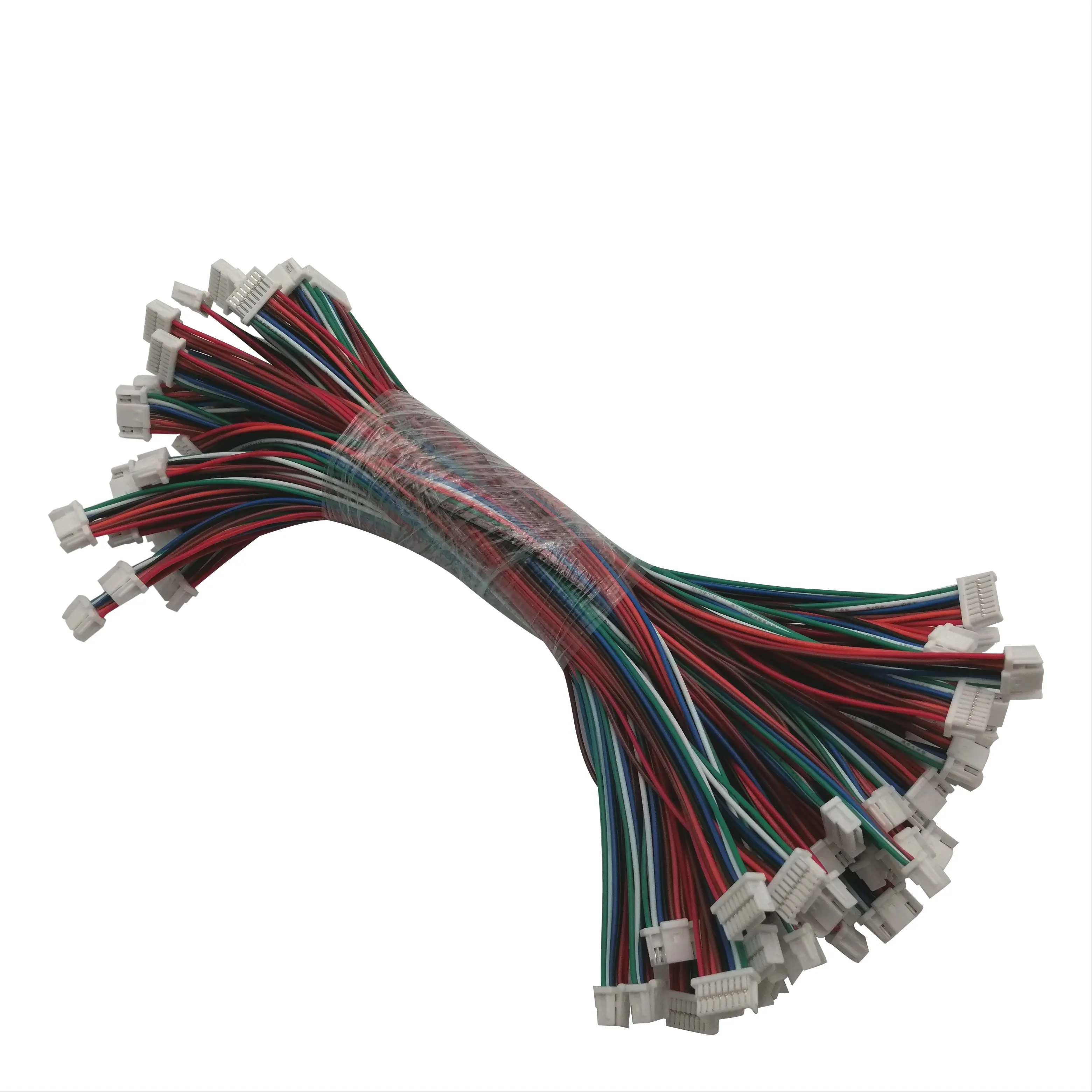 UL1061 28AWG add JST Original NSH 1.0 Female Socket 8 PIN NSHR-08V-S Crimp Connector Wire Harness WITH Terminal SSHL-003T-P0.2