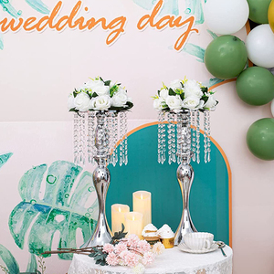 Ý Tưởng Sản Phẩm Mới 2024 Vàng Hoa Chủ Đám Cưới Đảng Phông nền Trang Trí Nguồn Cung Cấp Kim Loại Hoa Đứng Bảng <span class=keywords><strong>Centerpieces</strong></span> - Product Image 2