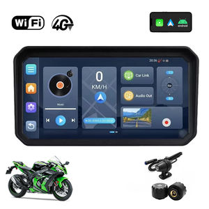 Écran CarPlay pour moto de 6,25 pouces, Android 14 4G avec navigation GPS et positionnement, surveillance de la pression des pneus et <span class=keywords><strong>cam</strong></span>éra embarquée - Product Image 1