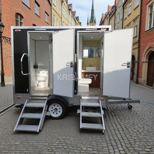Baño Móvil 2025, Remolque Público Doble, Baños Portátiles de Lujo - Product Image 3