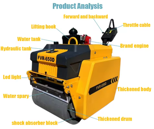 Stable Quality 0.65T Mini <b>Road</b> Machinery <b>Used</b> for Construction With Great Price - Product Image 1