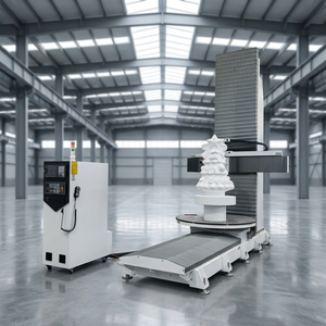 Machine de gravure CNC 5 axes RC1525 à tête oscillante pour mousse et <span class=keywords><strong>bois</strong></span>, gravure 3D et modèles 4D, gravure sur mousse EPS et <span class=keywords><strong>bois</strong></span> - Product Image 1