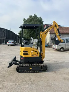 Mini-excavatrice compacte Shantui SE17SR 1,7-1,8 tonnes haute performance, à chenilles hydrauliques, à balayage de queue zéro, fournie directement par l'usine - Product Image 1