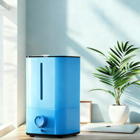 Nouvellement haut remplissage eau bureau personnel humidificateurs frais bouton de brume contrôle maison chambre humidificateur d'air à ultrasons
