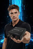 Convertisseur bidirectionnel BITVISUS 12G-SDI 2.0 4K 60Hz avec intégration audio, adaptateur Plug-and-Play pour studios de diffusion en direct